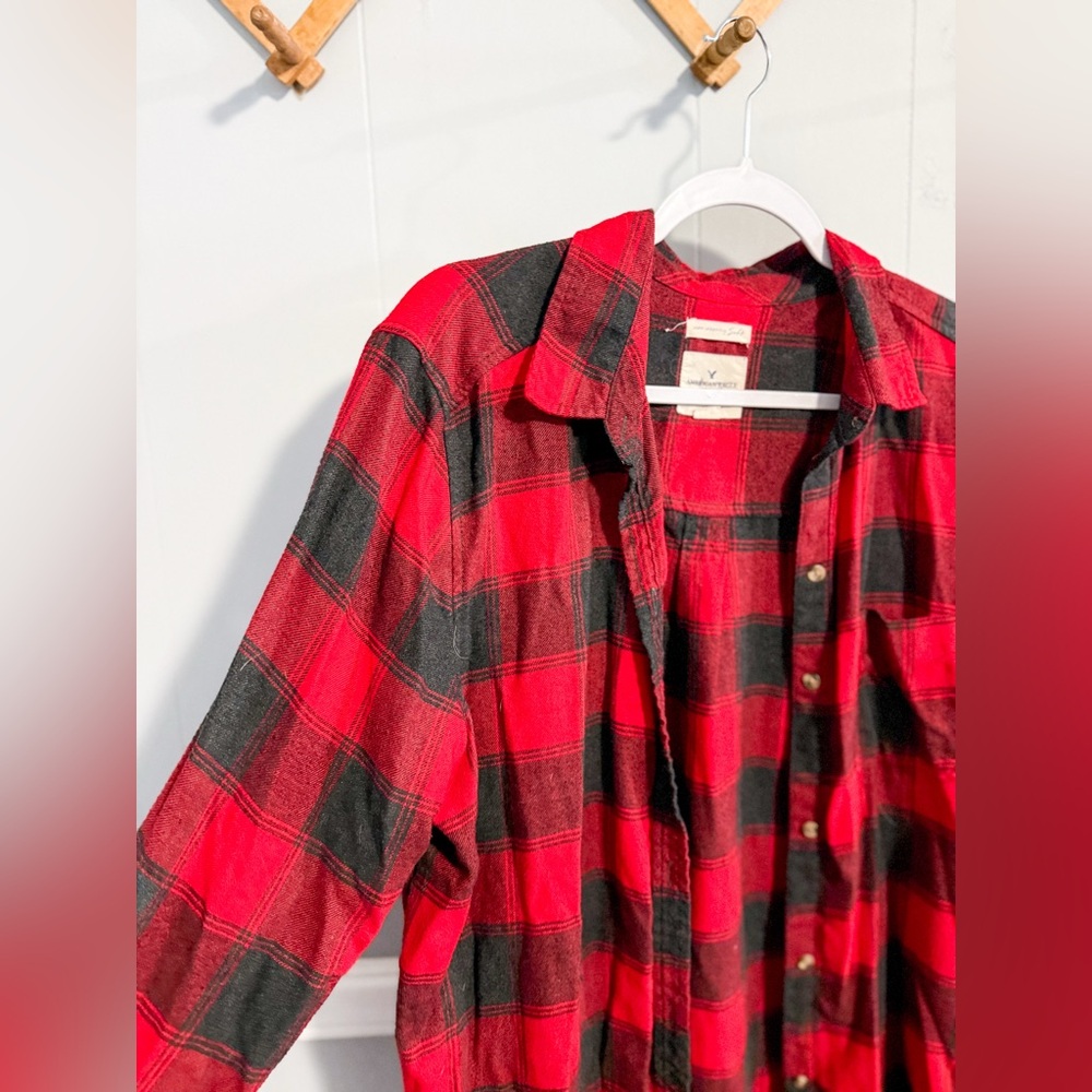 American Eagle Amazingly Soft Flannel - Picture 2 of 5